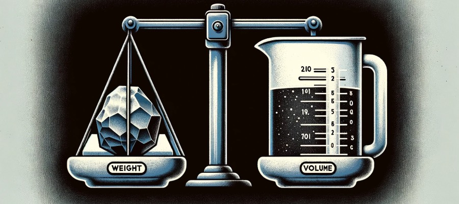weight vs volume
