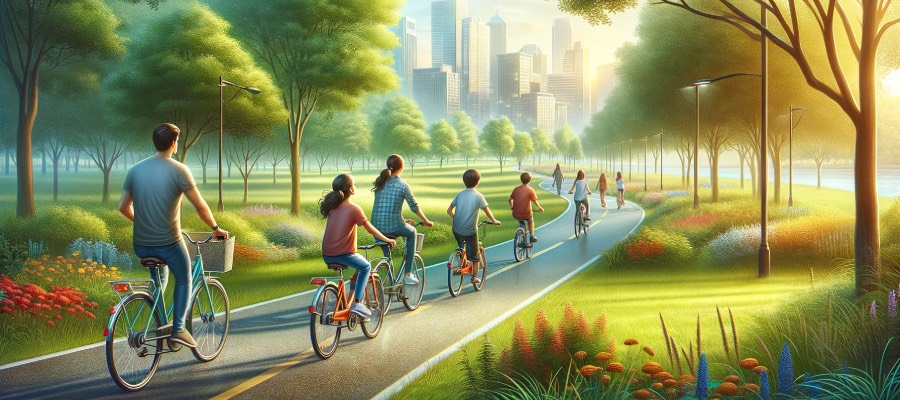 family biking park