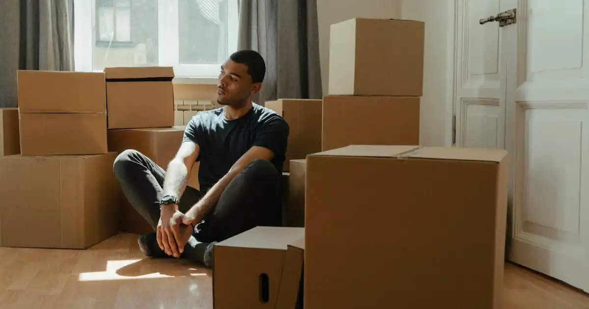 stressful packing and moving in a hurry