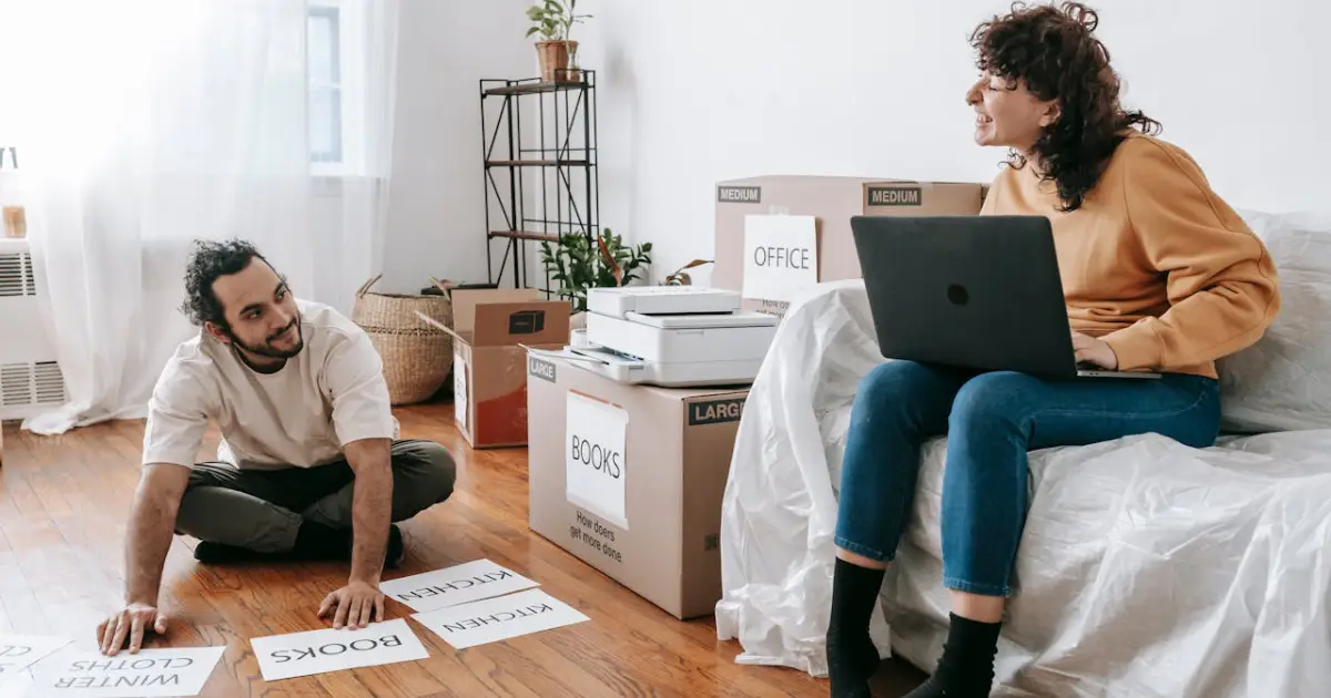 create labels for moving boxes